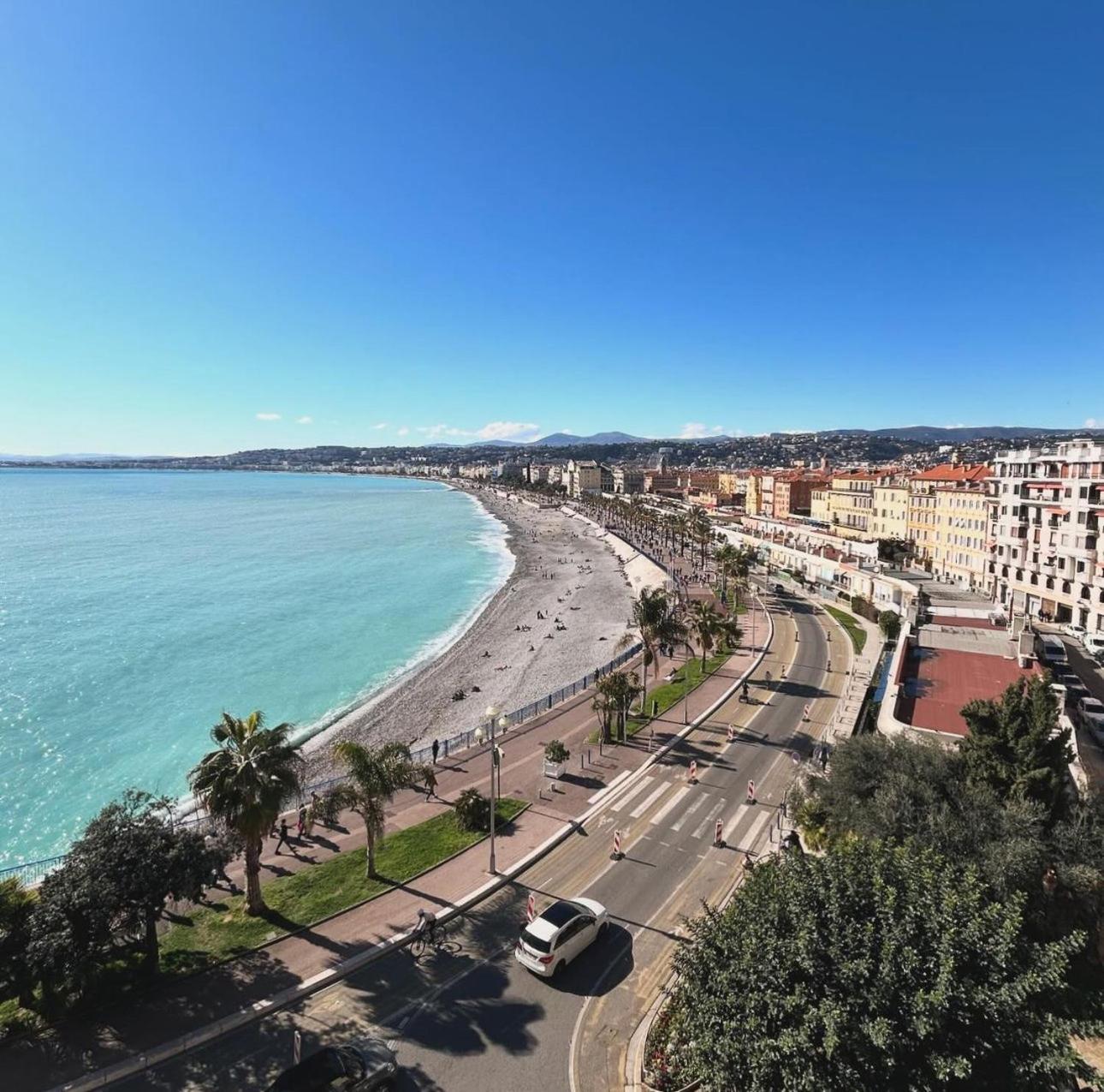 Cosy 2 P,A Deux Pas De La Plage, Calme-Parking Nice Luaran gambar